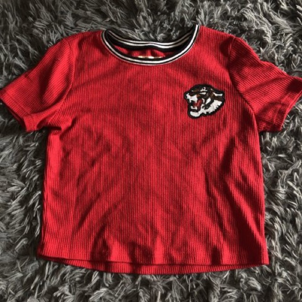 red shirt from hollister